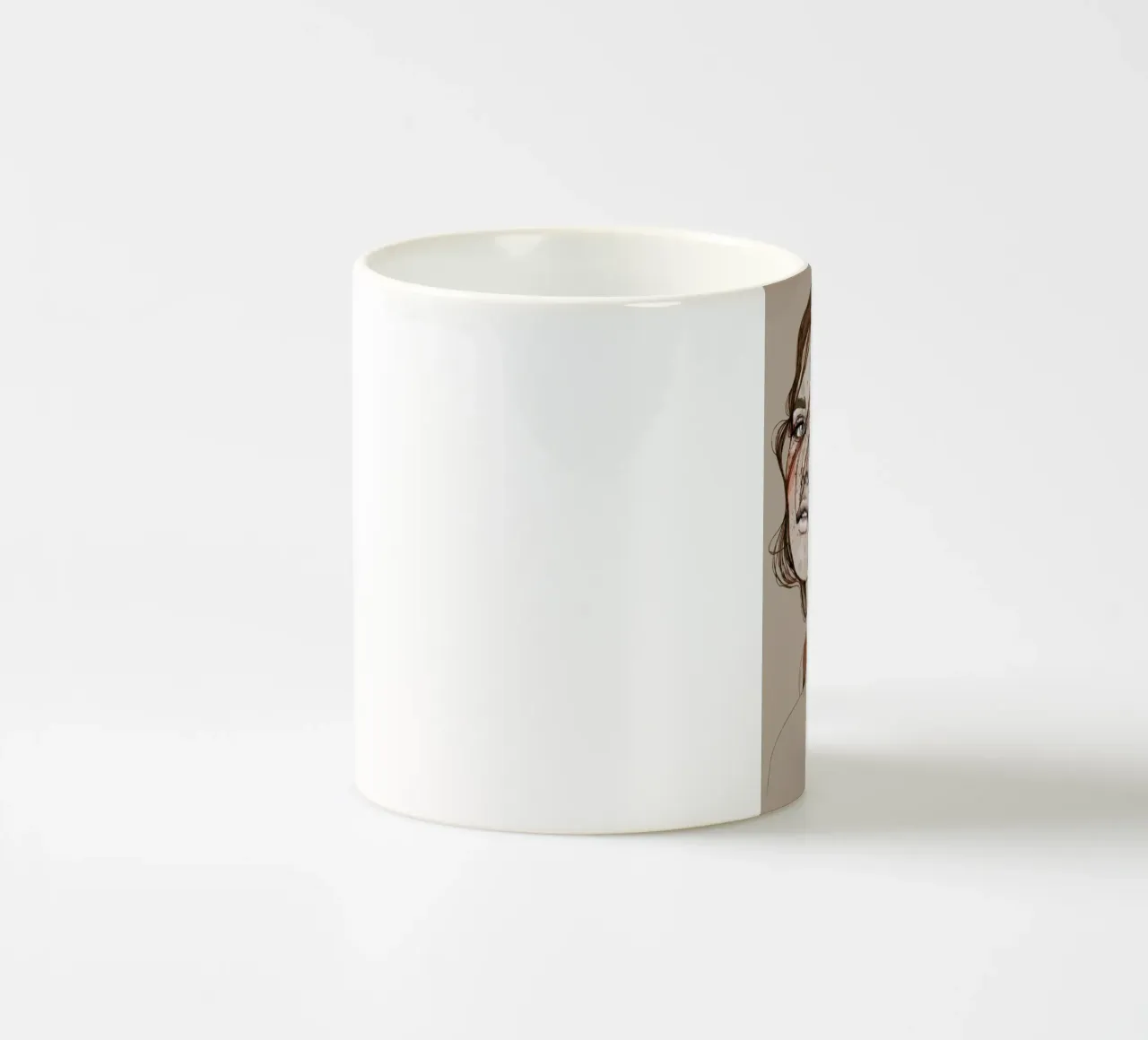 Freckles Red tazza in ceramica da Agnes KR Patience