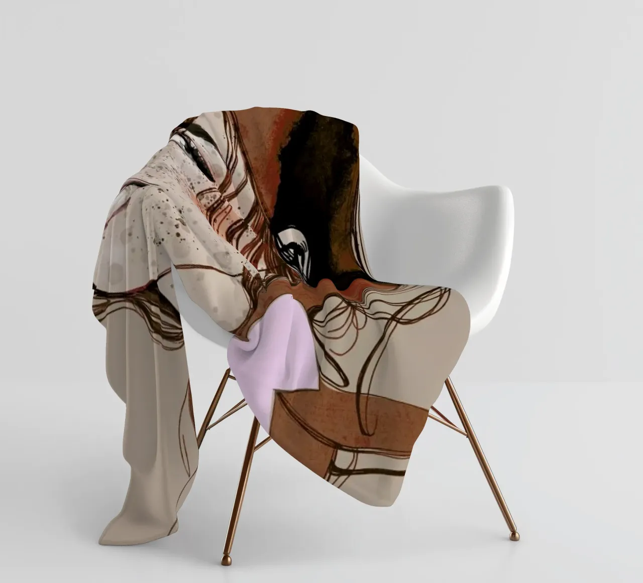 Freckles Red fleecedeken van Agnes KR Patience