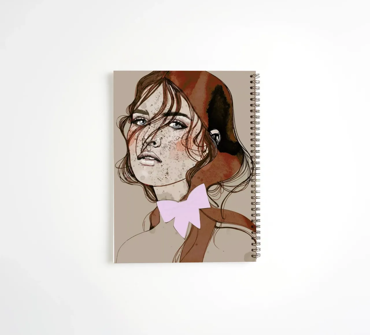 Freckles Red diario ad anelli da Agnes KR Patience