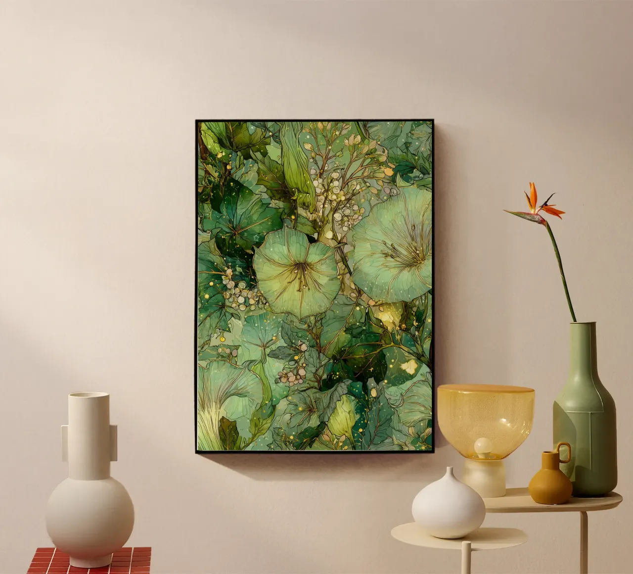 Fiori verdi plexiglass da Justyna Jaszke JBJart