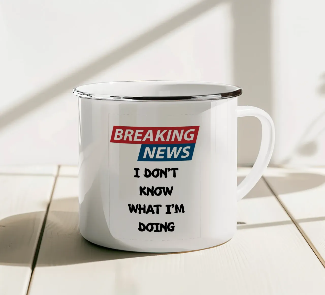 I don't know what I'm doing tazza in smalto da ramosashop