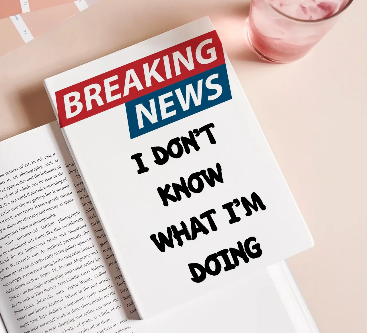 I don't know what I'm doing notebook by ramosashop