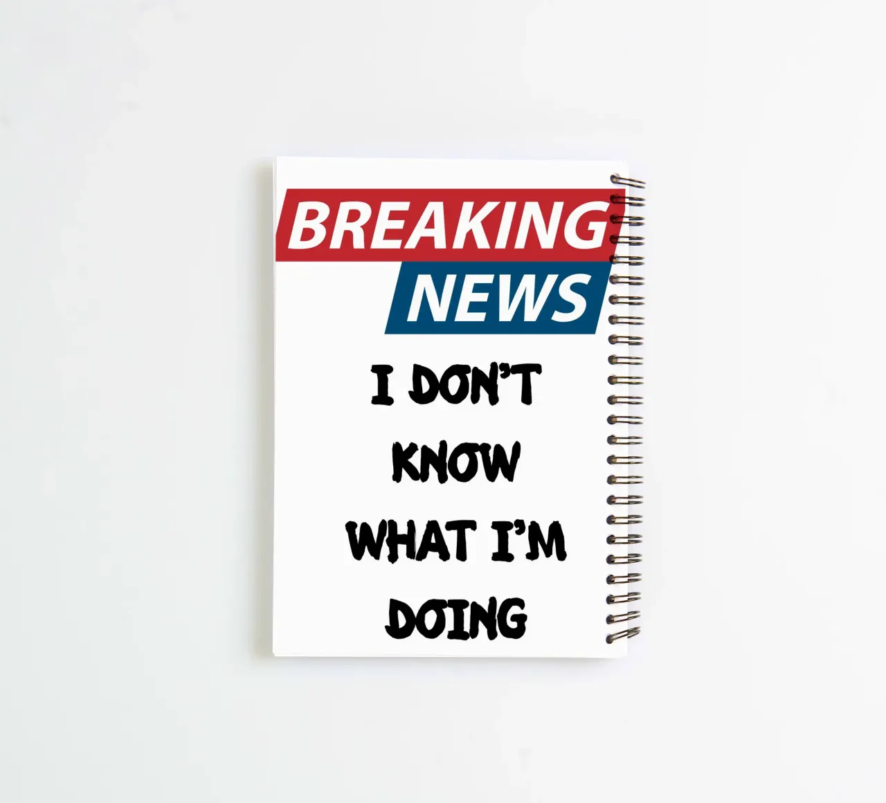 I don't know what I'm doing spiral notebook by ramosashop
