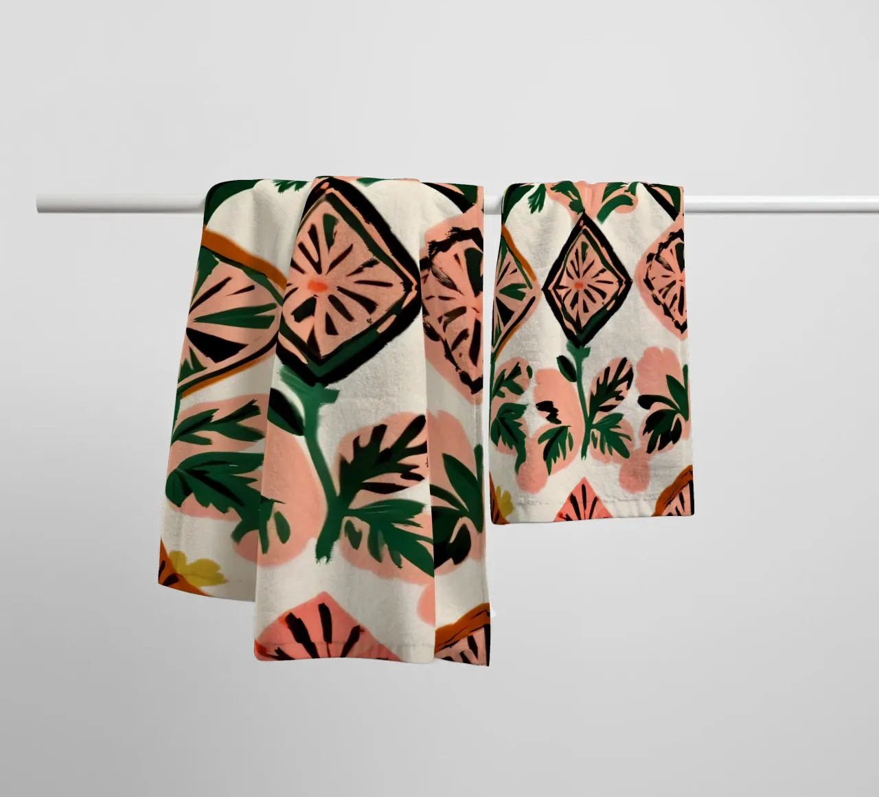 Tiles & Botanicals towel by 83oranges