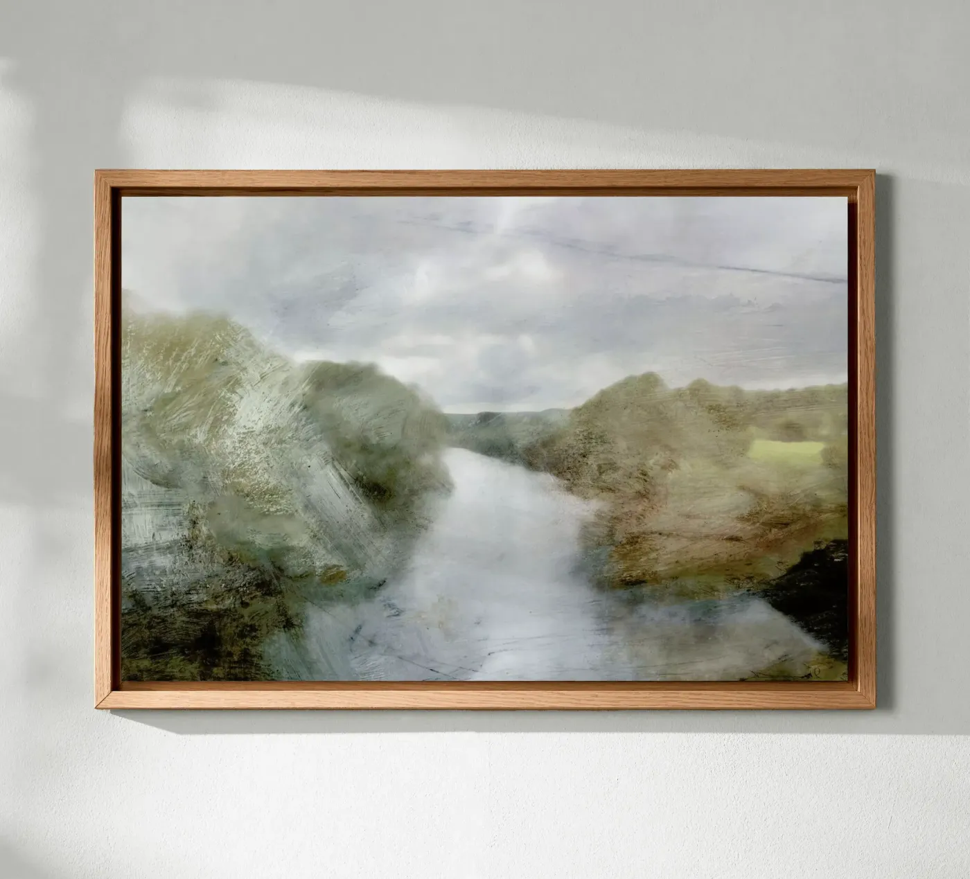 Riverside canvas by Dan Hobday