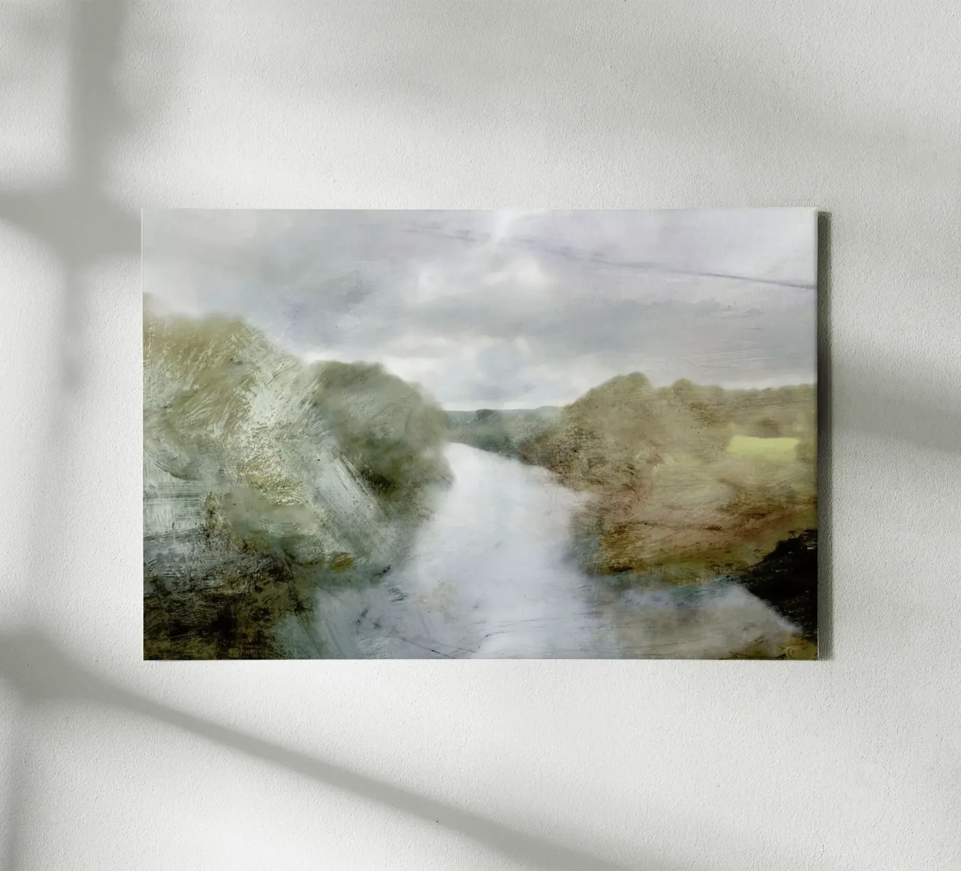 Riverside canvas by Dan Hobday