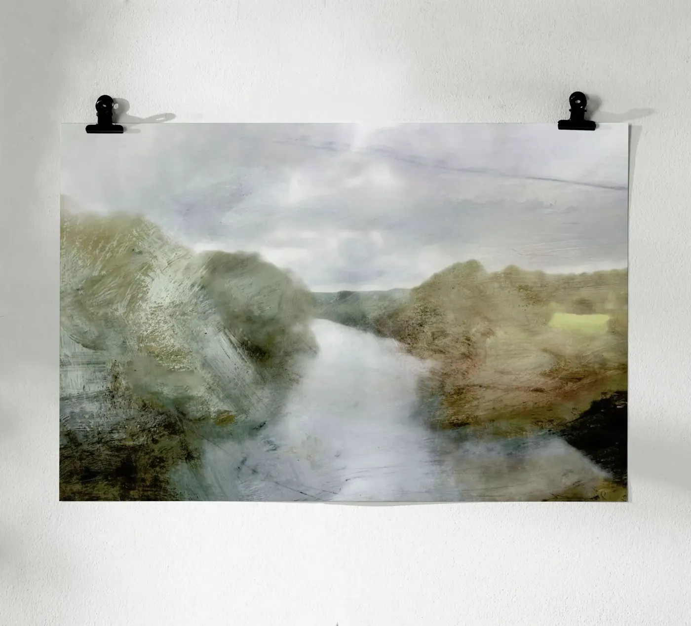 Riverside Poster von Dan Hobday