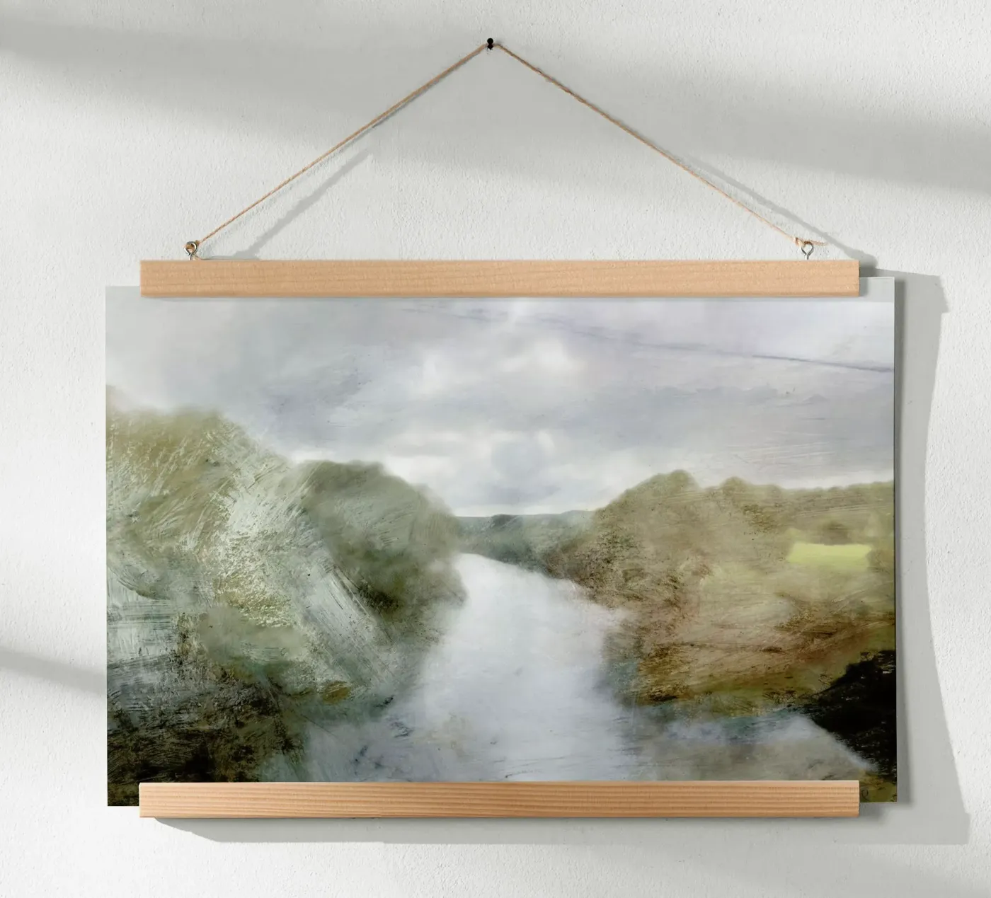 Riverside Poster von Dan Hobday