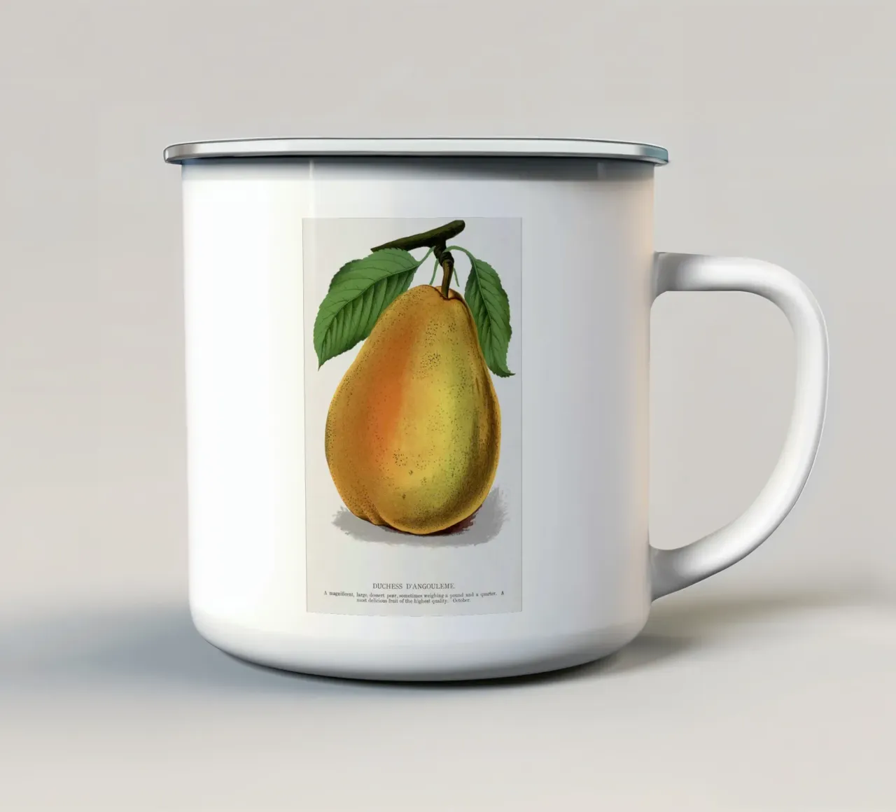 Duchess D'Angouleme pear tazza in smalto da vintageshop