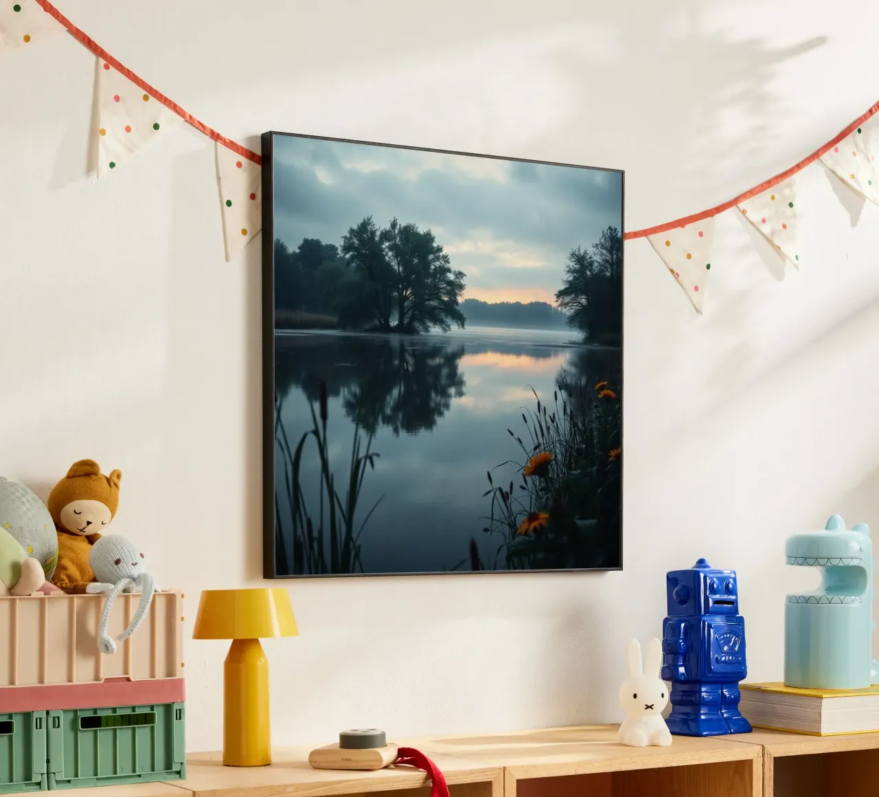 Paesaggio etereo alluminio dibond da PhotoVibe Decor