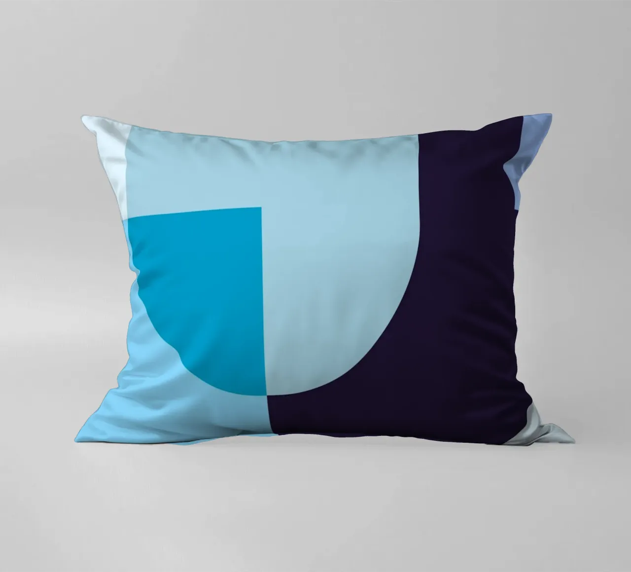 Composizione geometrica in blu cuscino da Studio Vibe