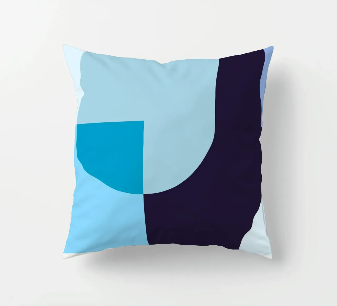 Composizione geometrica in blu cuscino da Studio Vibe