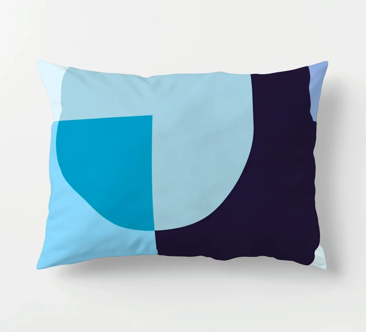 Composizione geometrica in blu cuscino da Studio Vibe