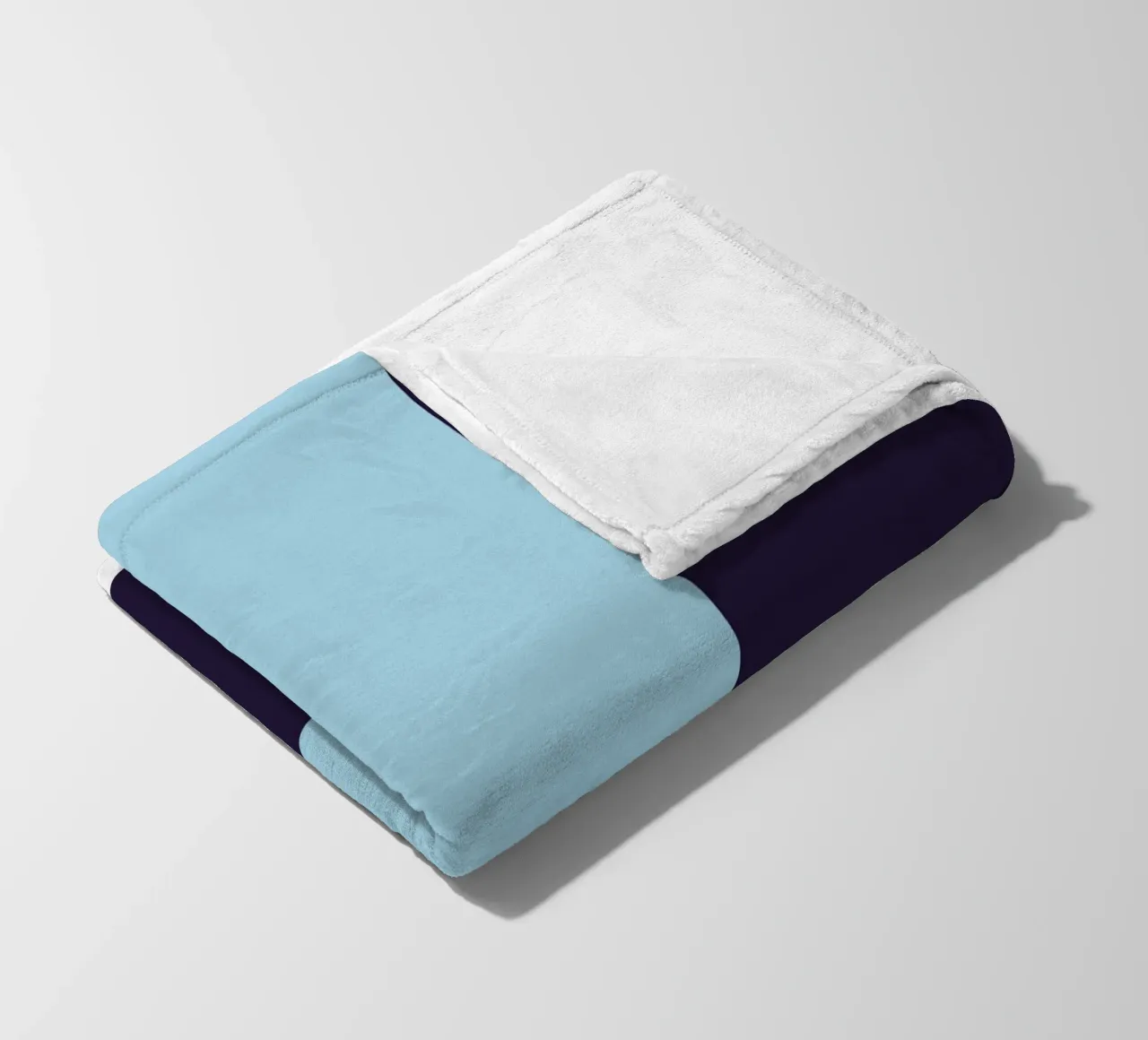 Composizione geometrica in blu coperta in pile da Studio Vibe