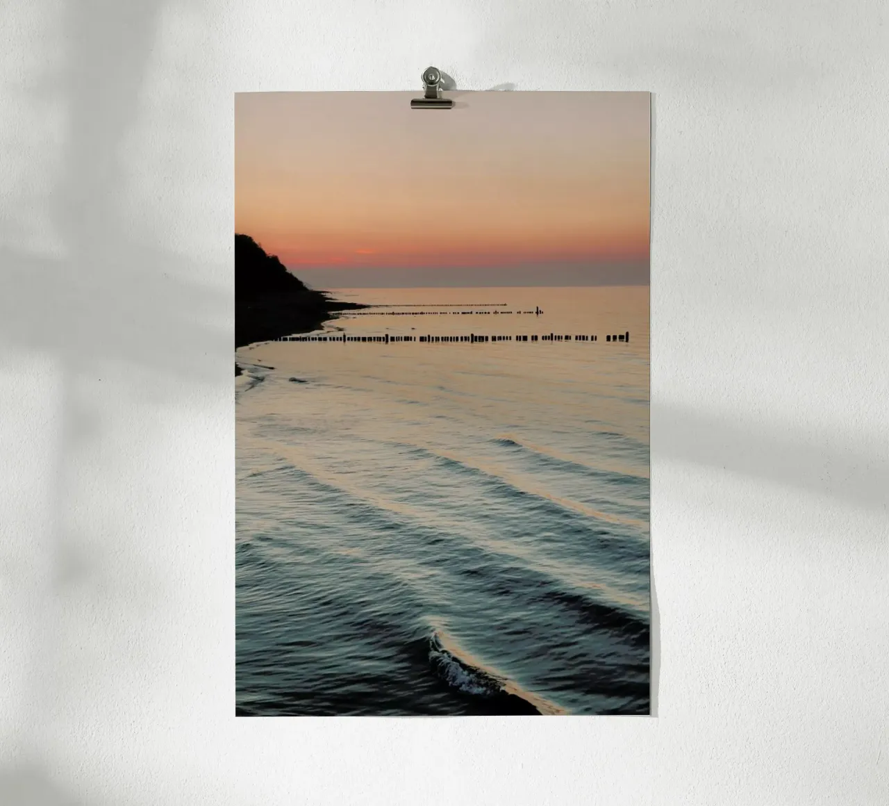 Sundown Seaside carta hahnemühle da Sebastian Hilgetag