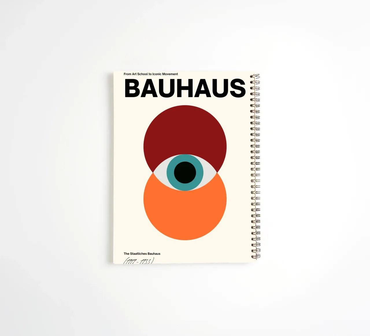 Bauhaus Occhio Moderno diario ad anelli da Studio Vibe