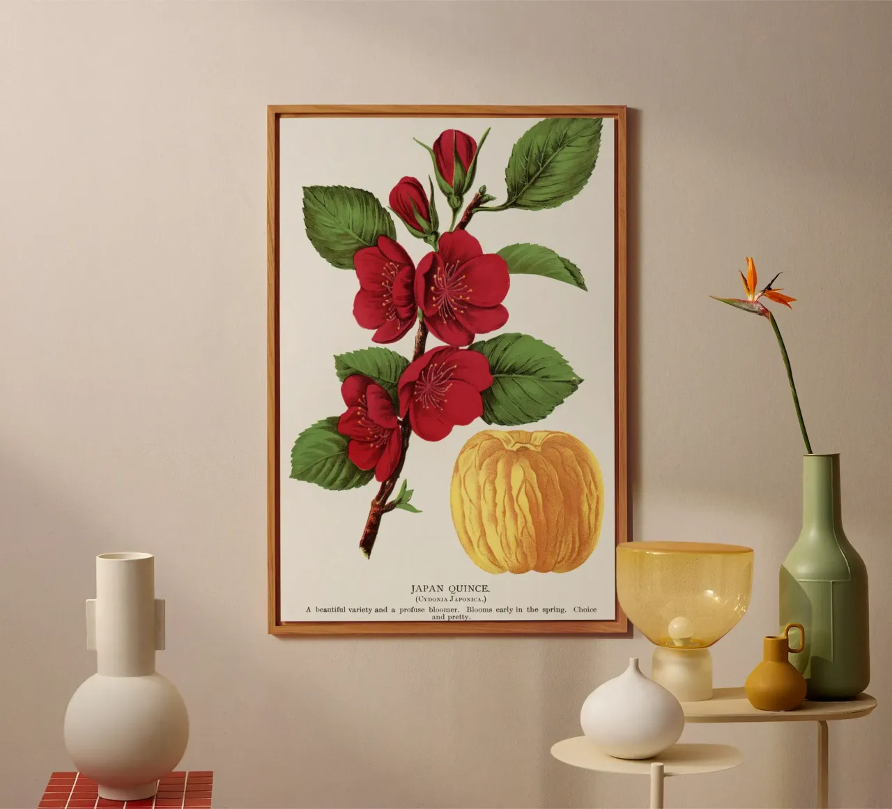 Japan Quince tree alluminio dibond da vintageshop
