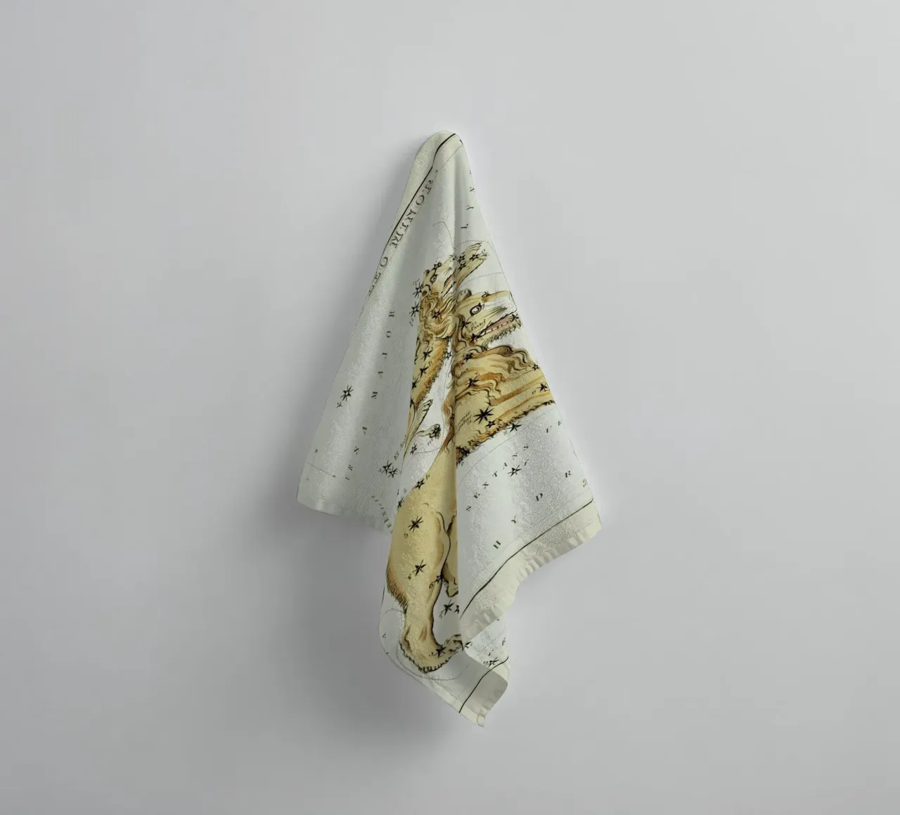 Leo Major and Leo Minor towel by Vintage by JUNIQE