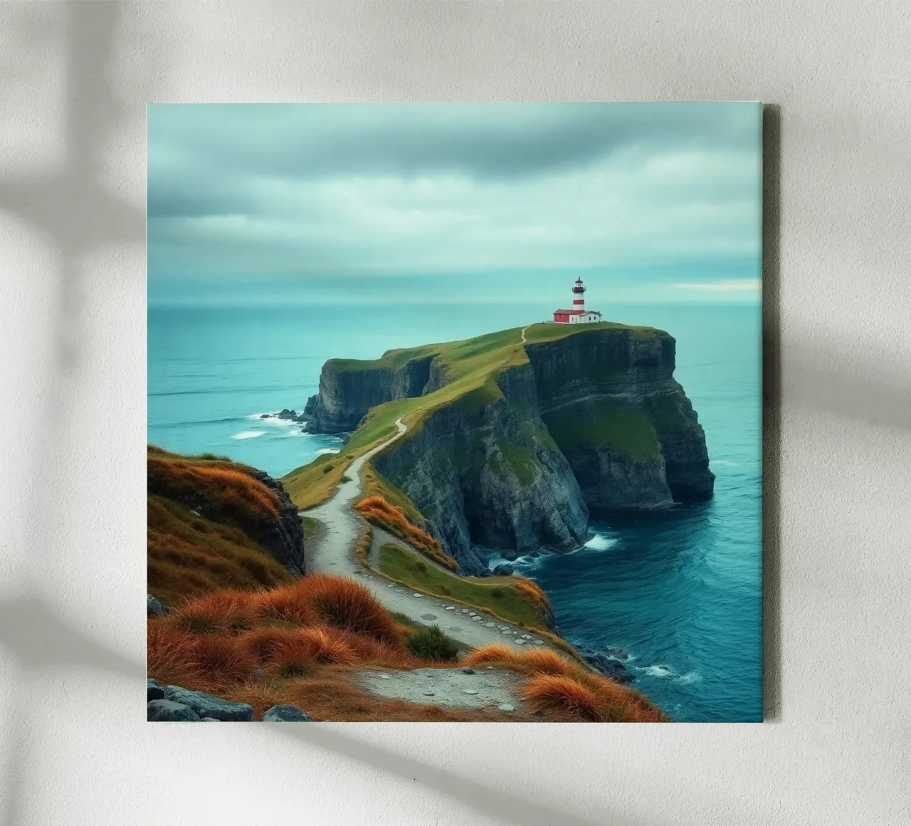 Etherisch landschap canvas met Baklijst van PhotoVibe Decor