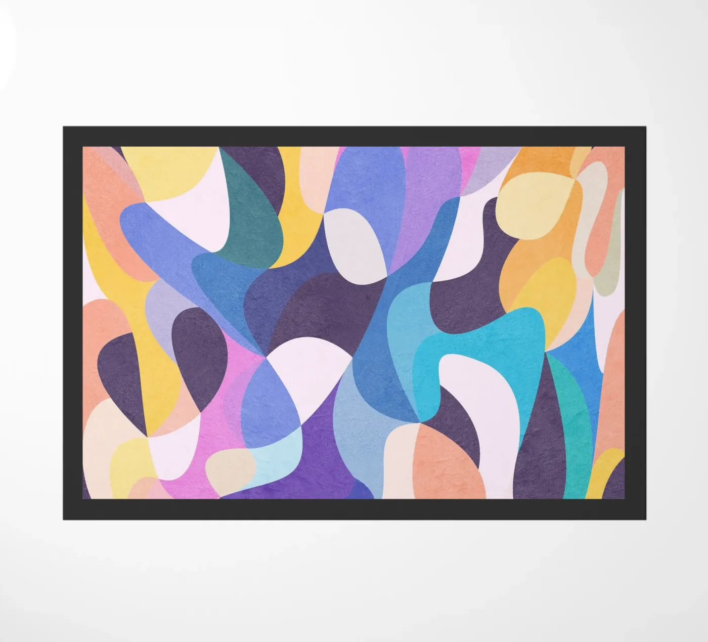 Flowing State doormat by Abstract Joy
