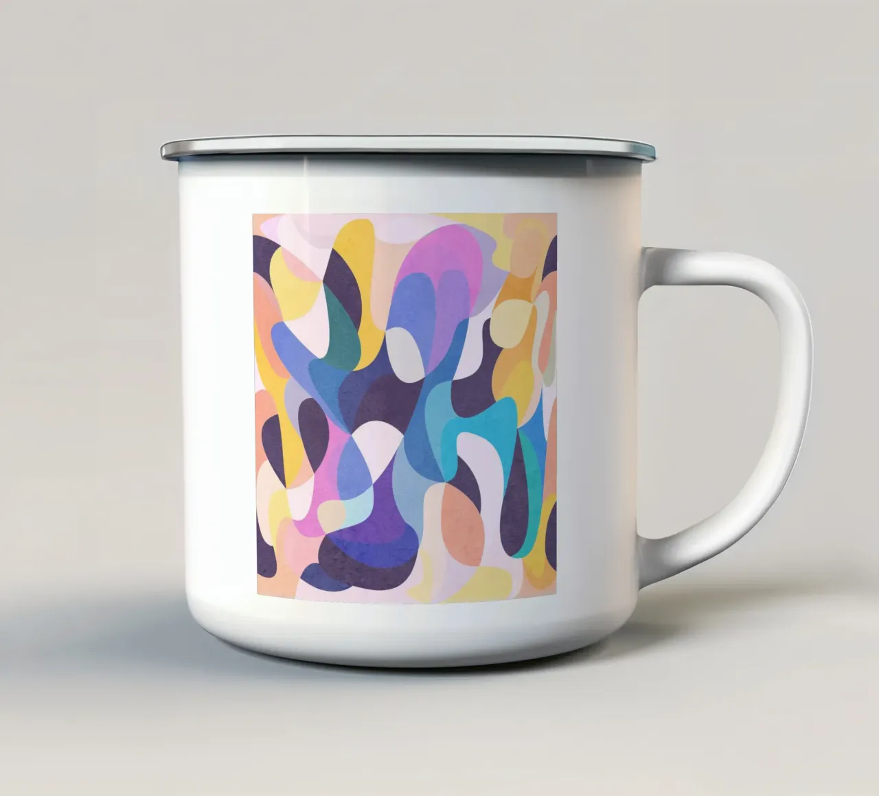 Stato fluido tazza in smalto da lovely lines