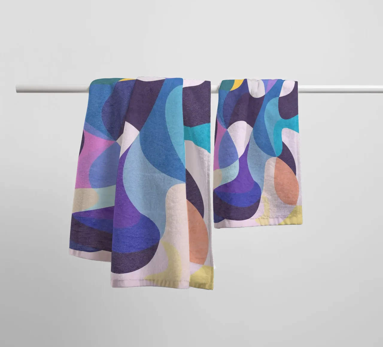 Flowing State towel by lovely lines