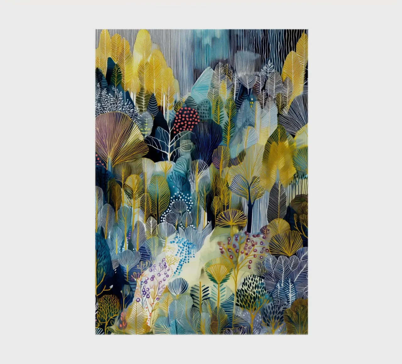 Exotic forest notebook by Justyna Jaszke JBJart