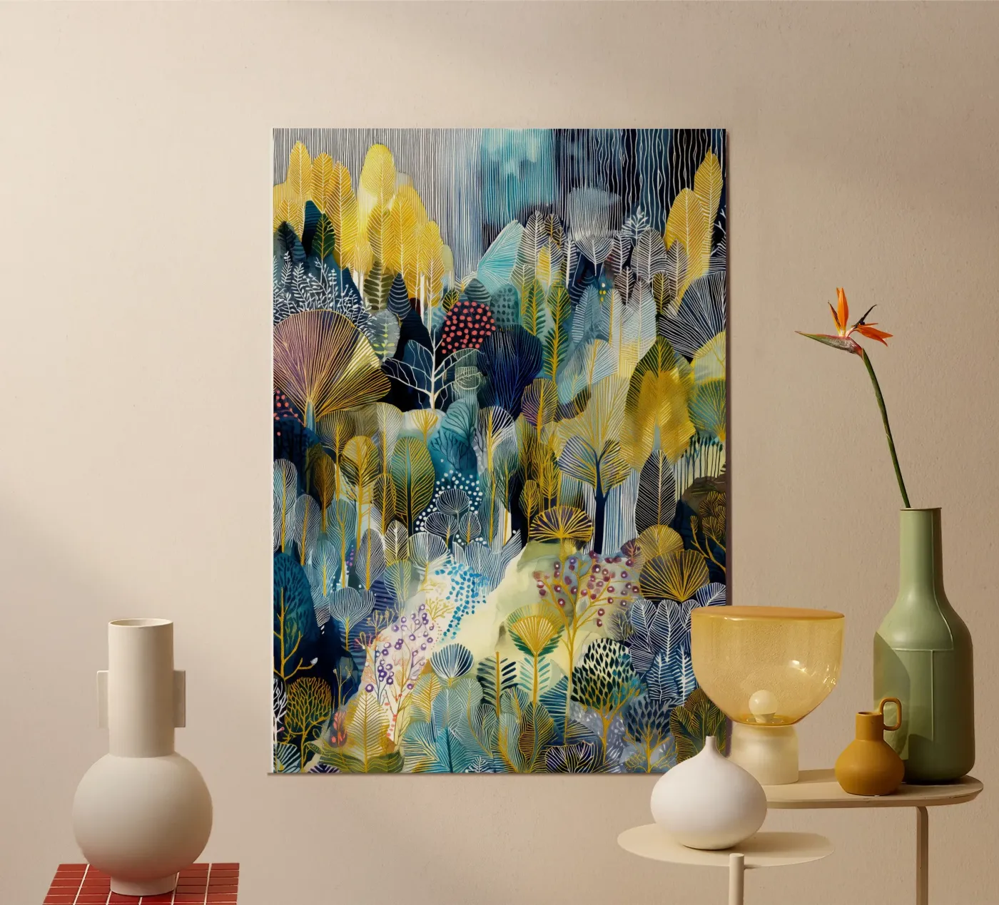 Exotic forest poster da Justyna Jaszke JBJart