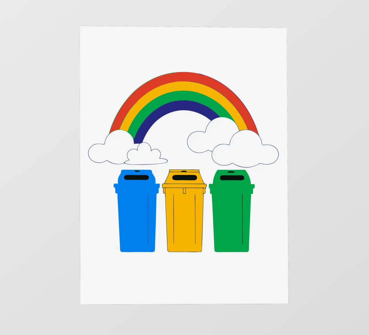 Arcobaleno e nuvole pellicola backlit da OUR SHOP