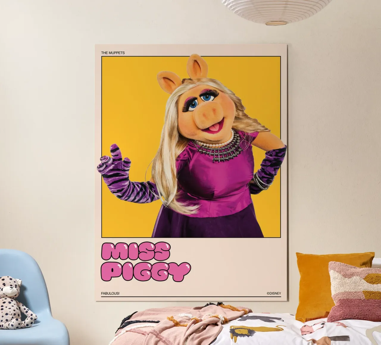 Miss Piggy poster con telaio in plastica da The Muppets