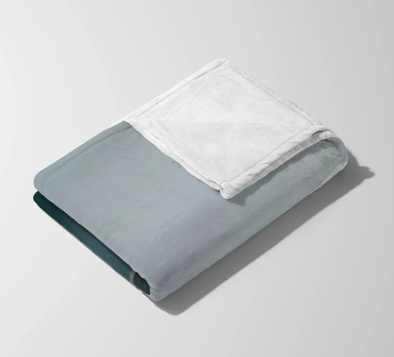 Arctic silence - Reykjavik on the edge of the void fleece blanket by Affiches Minimalistes