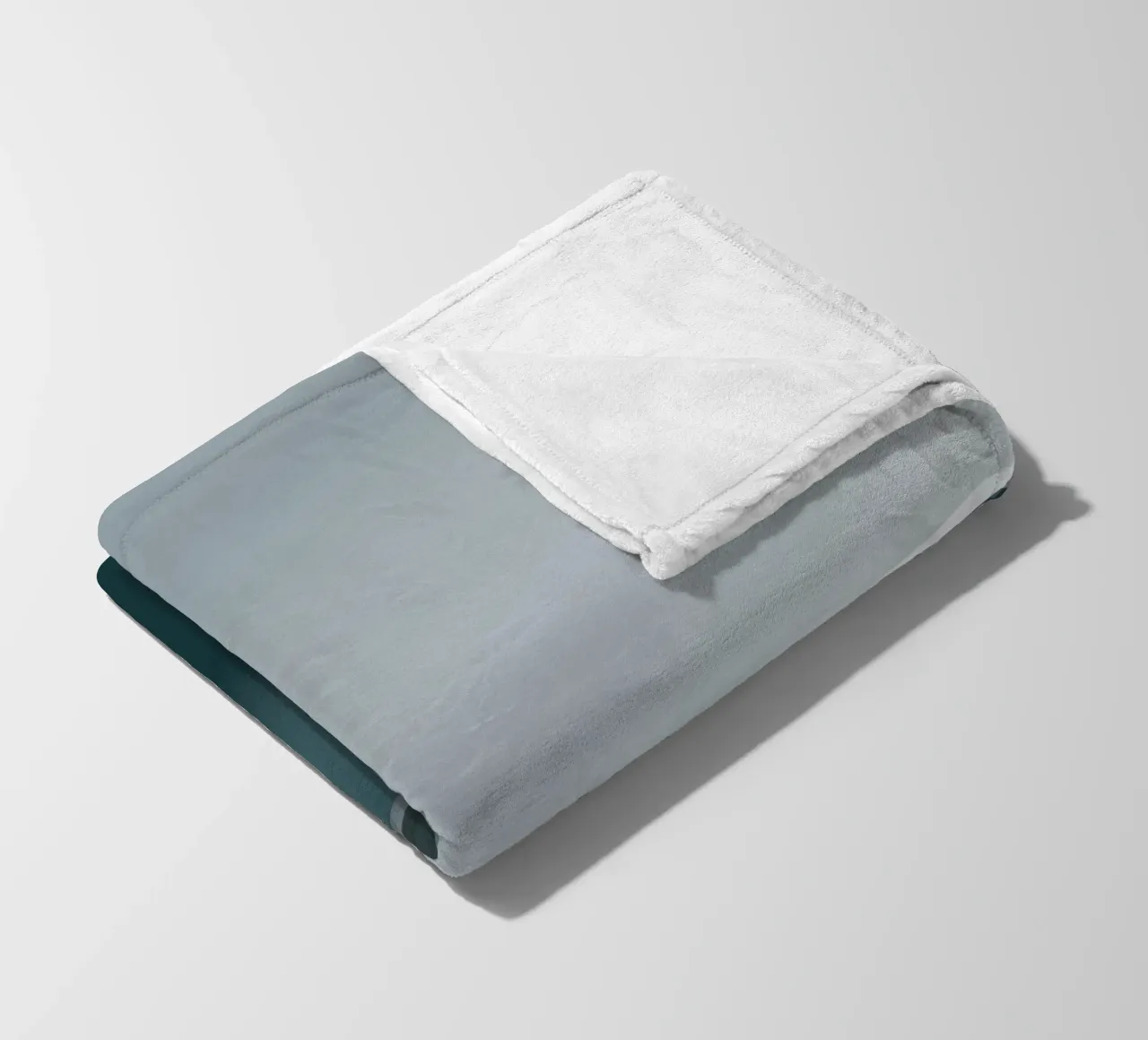 Arctic silence - Reykjavik on the edge of the void fleece blanket by Affiches Minimalistes