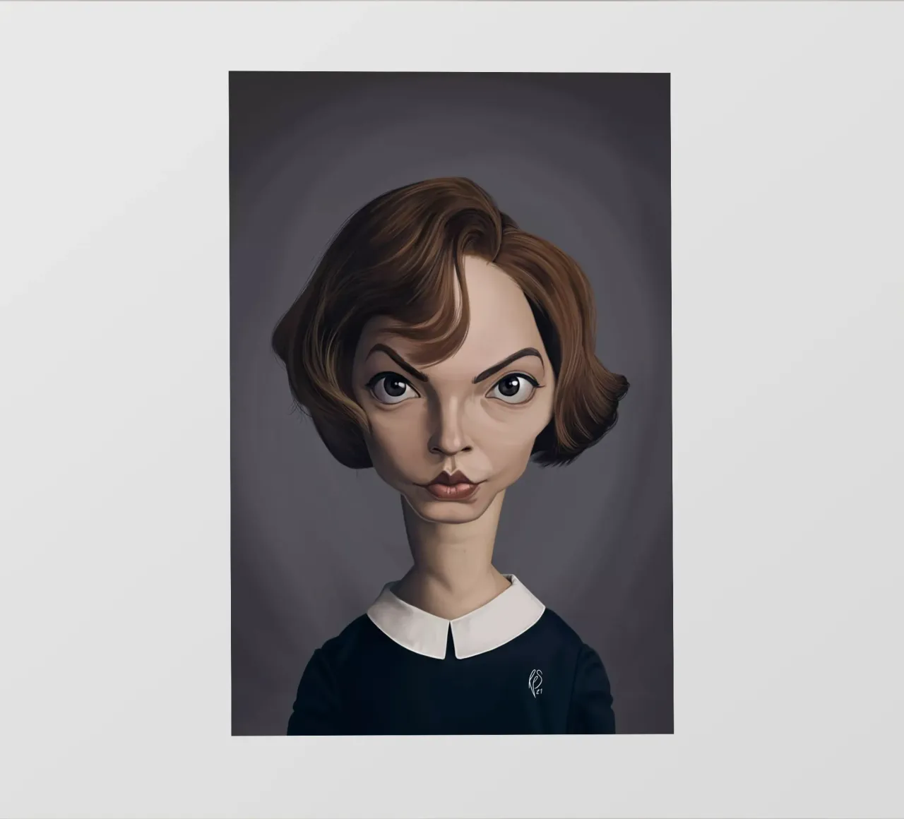 Anya Taylor Joy pellicola backlit da Rob Art | Illustration