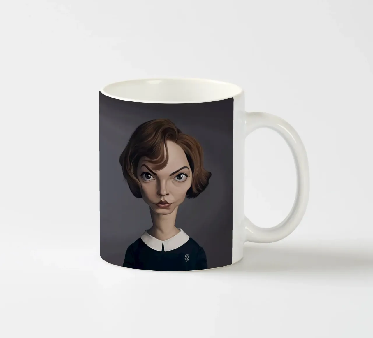Anya Taylor Joy tazza in ceramica da Rob Art | Illustration