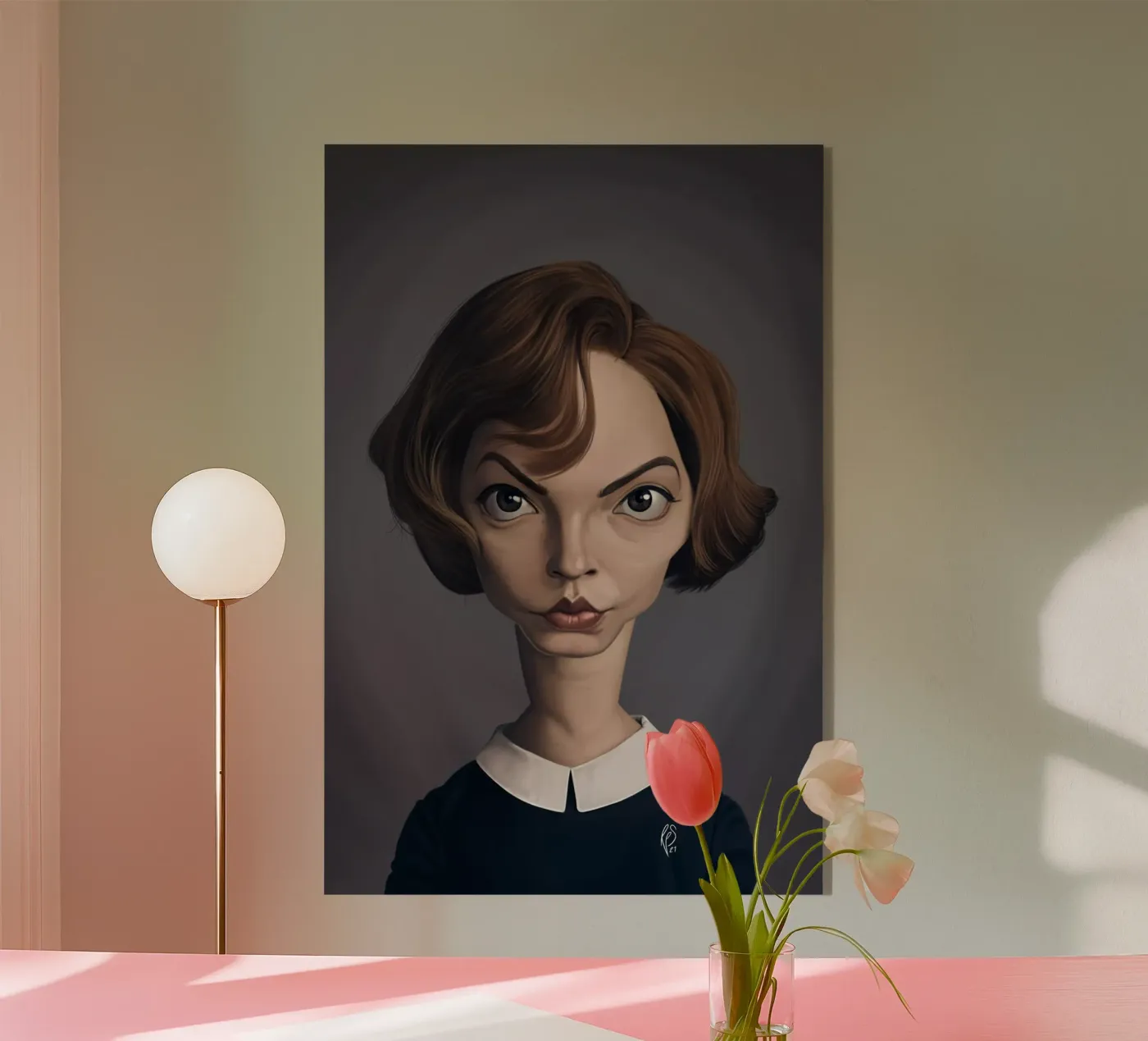 Anya Taylor Joy plexiglass da Rob Art | Illustration