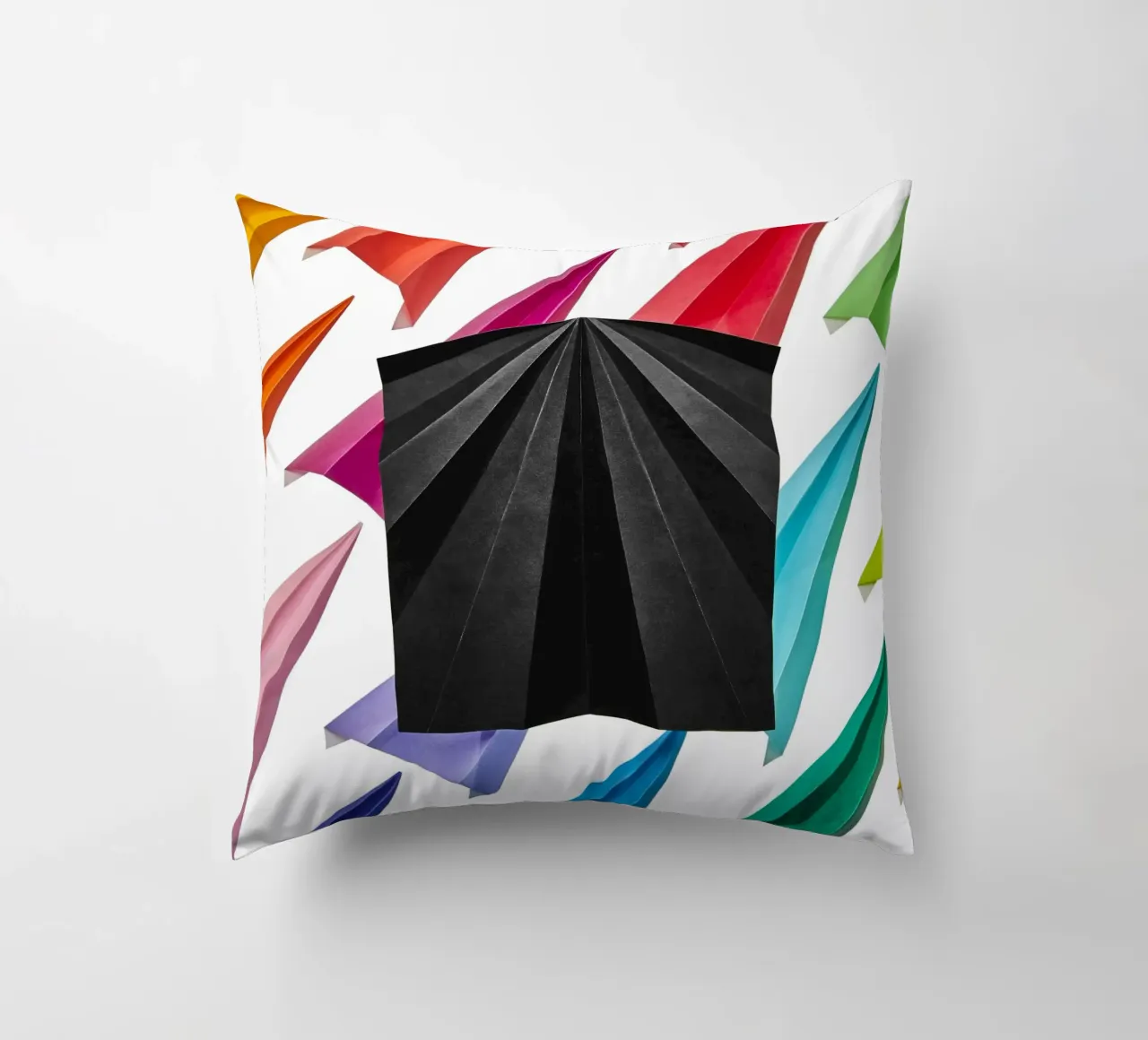 The Unfolded Airplane cuscino da Kyla Elaine