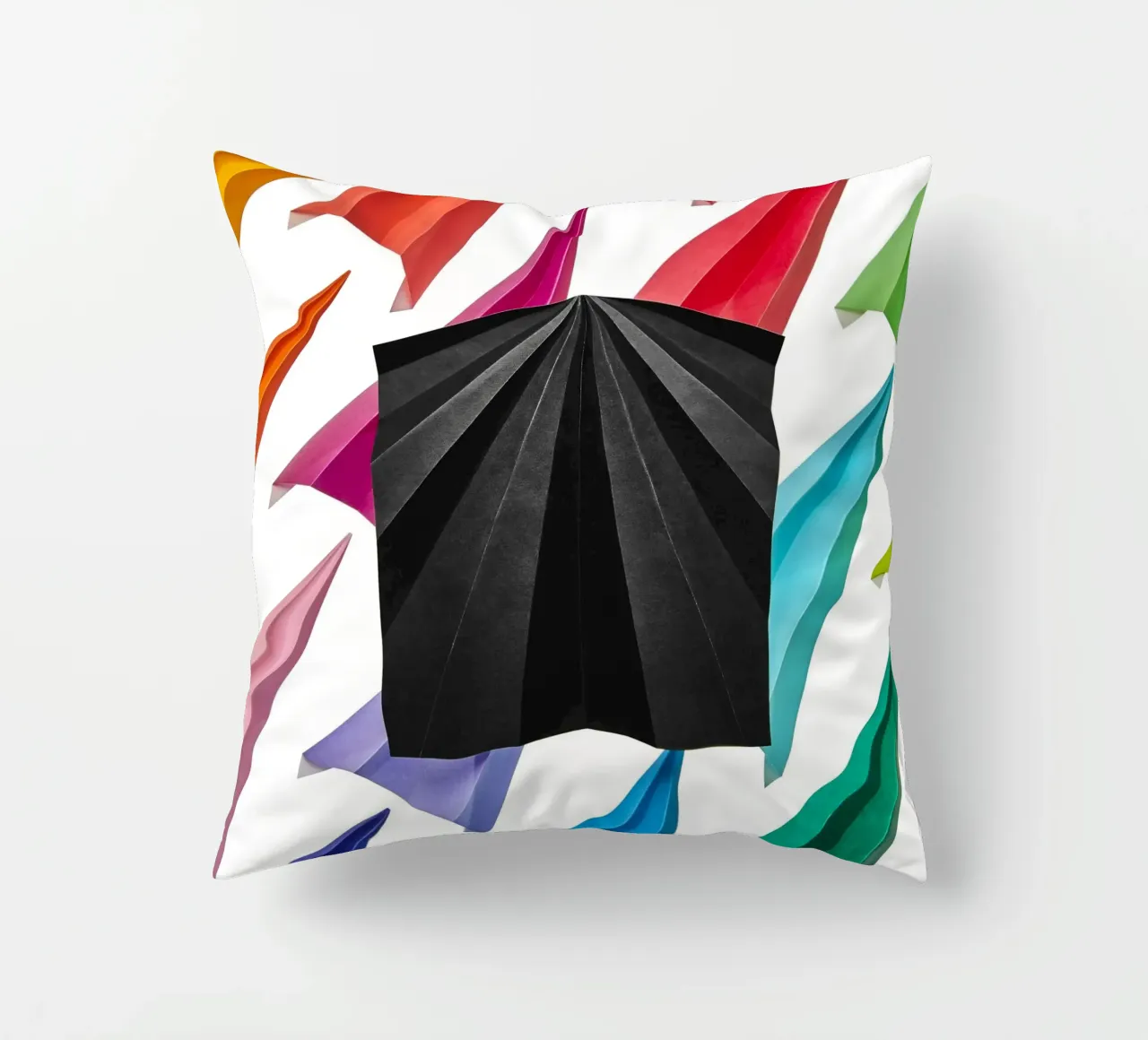 The Unfolded Airplane cuscino da Kyla Elaine