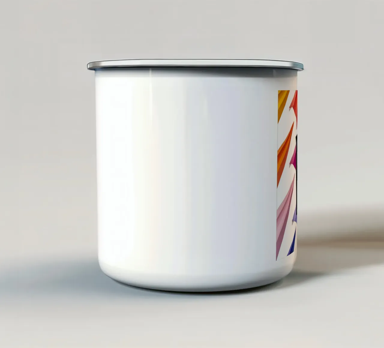 The Unfolded Airplane tazza in smalto da Kyla Elaine