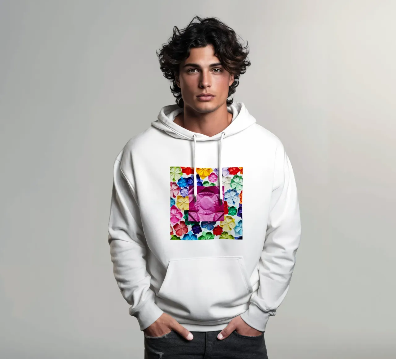 The Unfolded Lotus felpa con cappuccio da Kyla Elaine