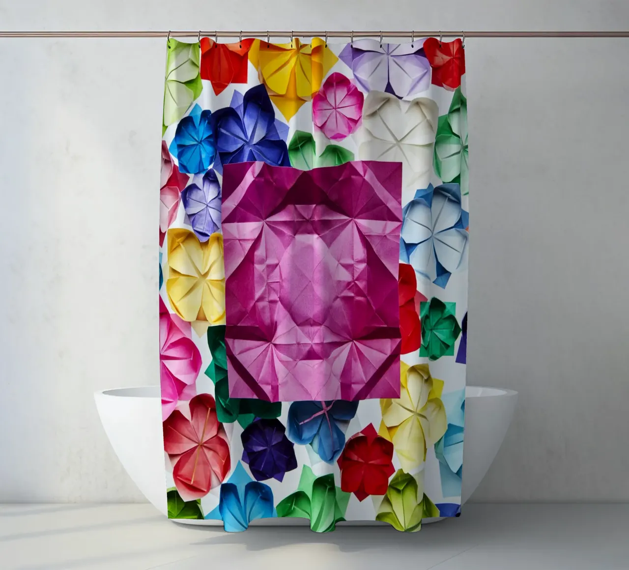The Unfolded Lotus rideau de douche de Kyla Elaine