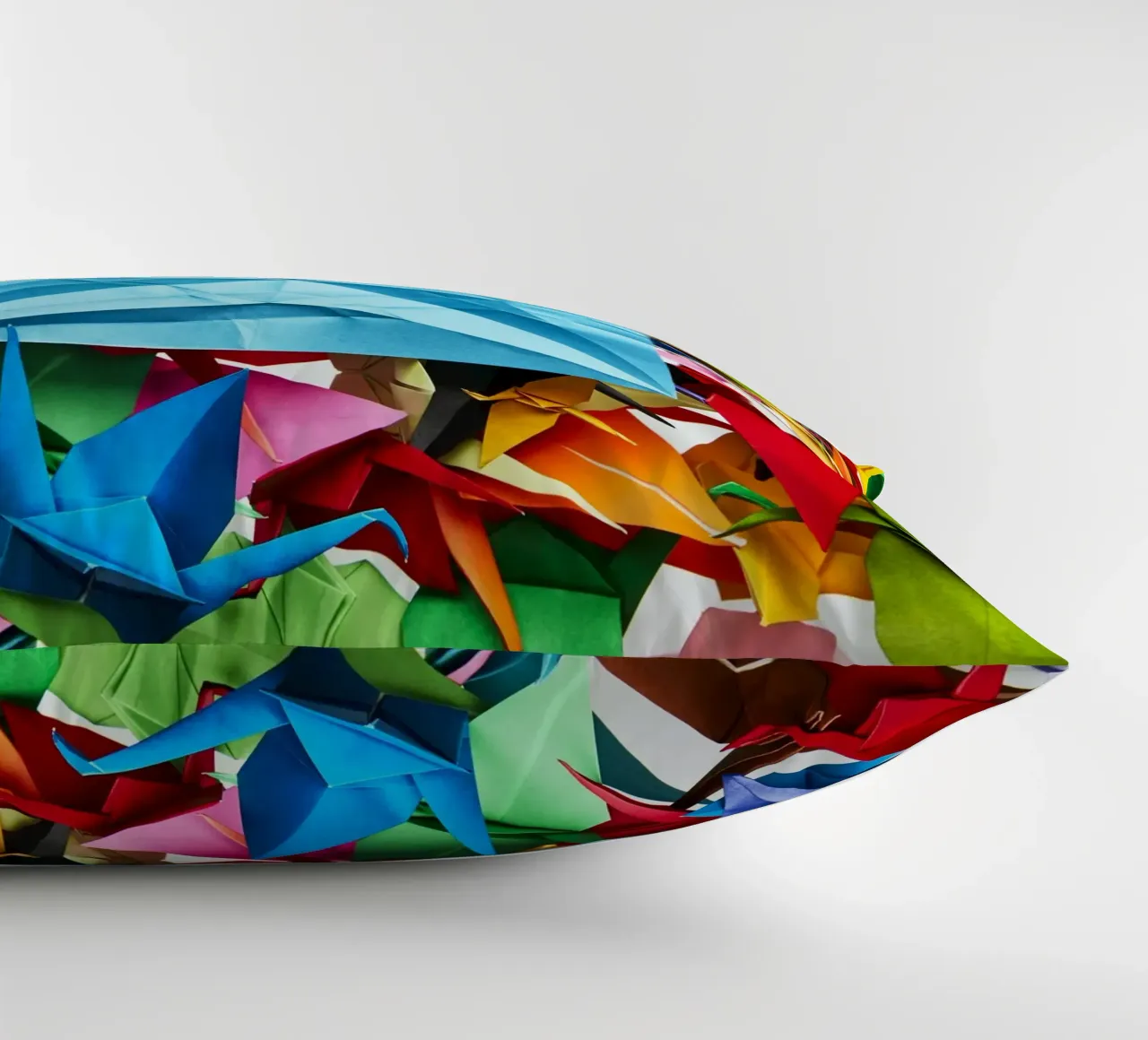 The Unfolded Crane cuscino da Kyla Elaine