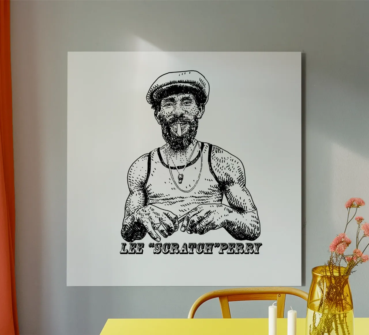 Lee "Scratch" Perry alluminio dibond da kiwirsemplok