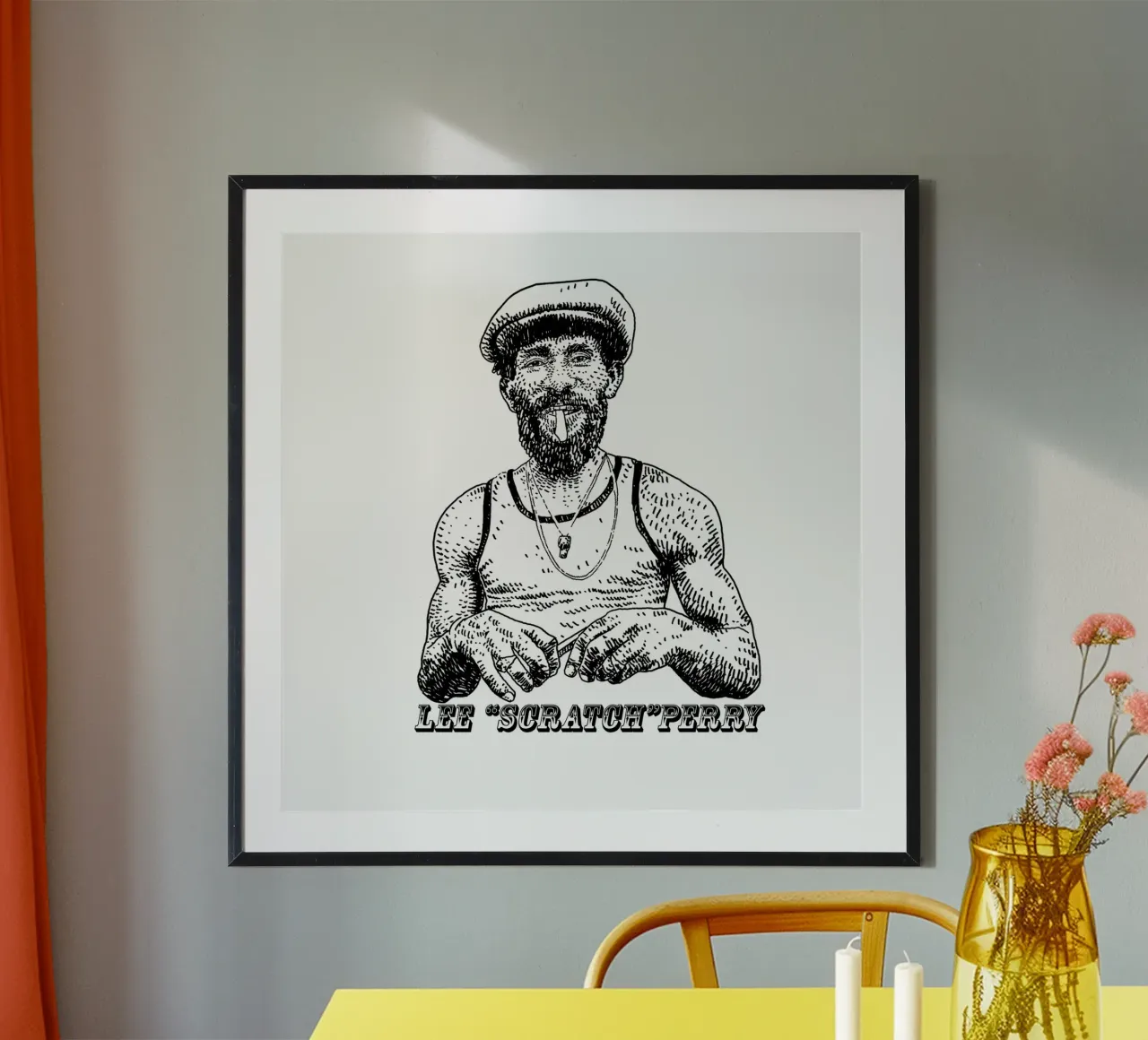 Lee "Scratch" Perry carta hahnemühle da kiwirsemplok