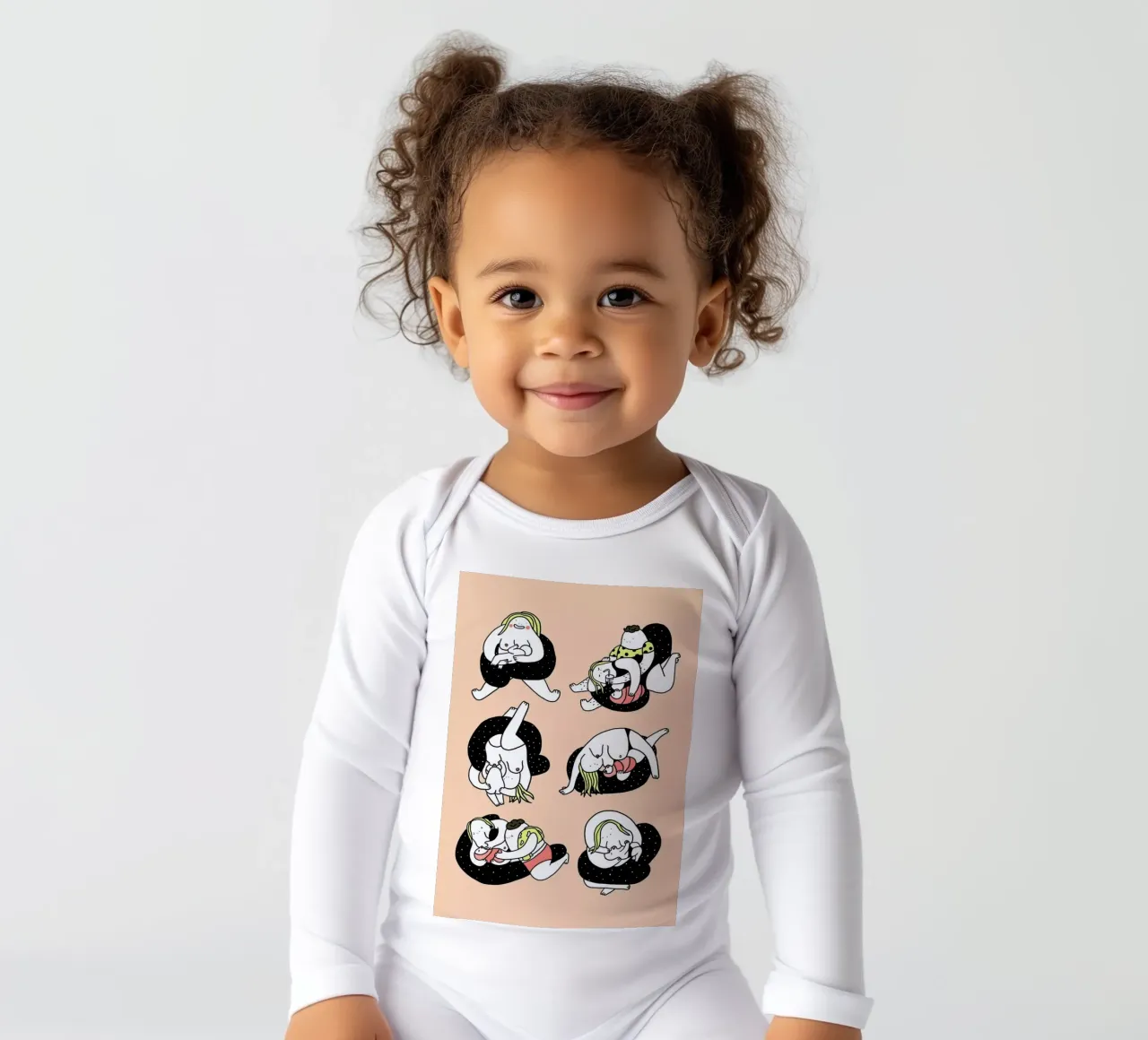 Stillpositionen long-sleeve baby romper by Herzette