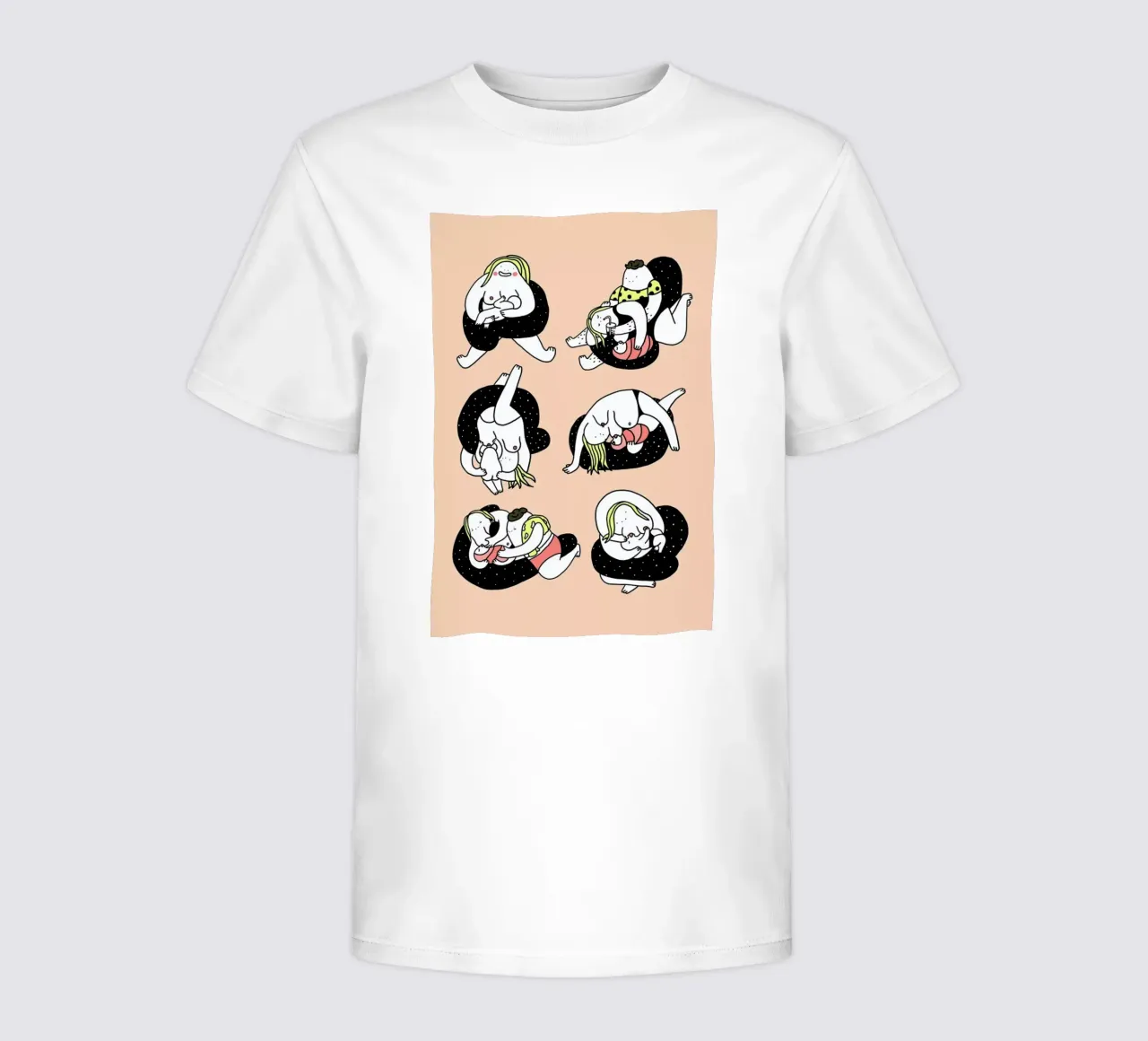 Stillpositionen kids t-shirt by Herzette