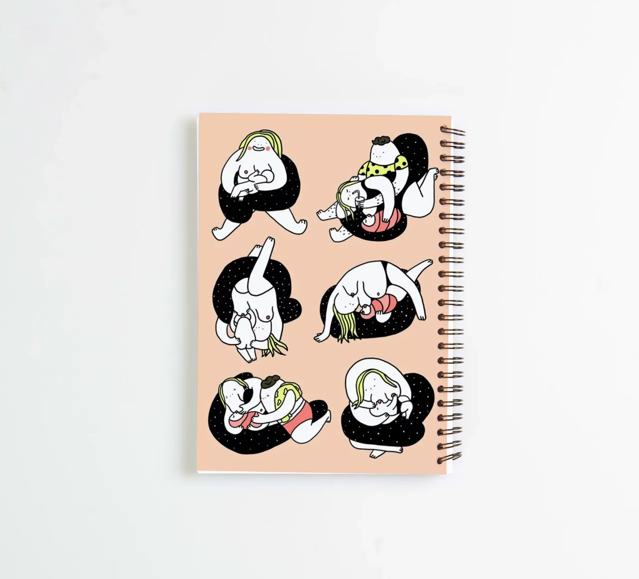 Stillpositionen spiral notebook by Herzette