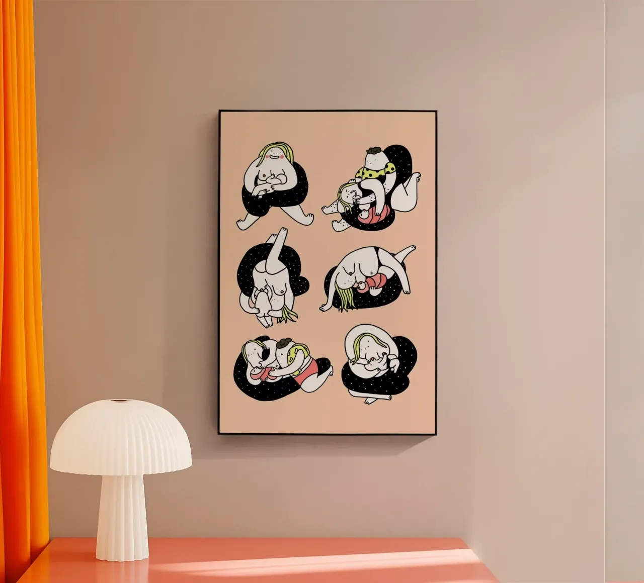 Stillpositionen plexiglass da Herzette