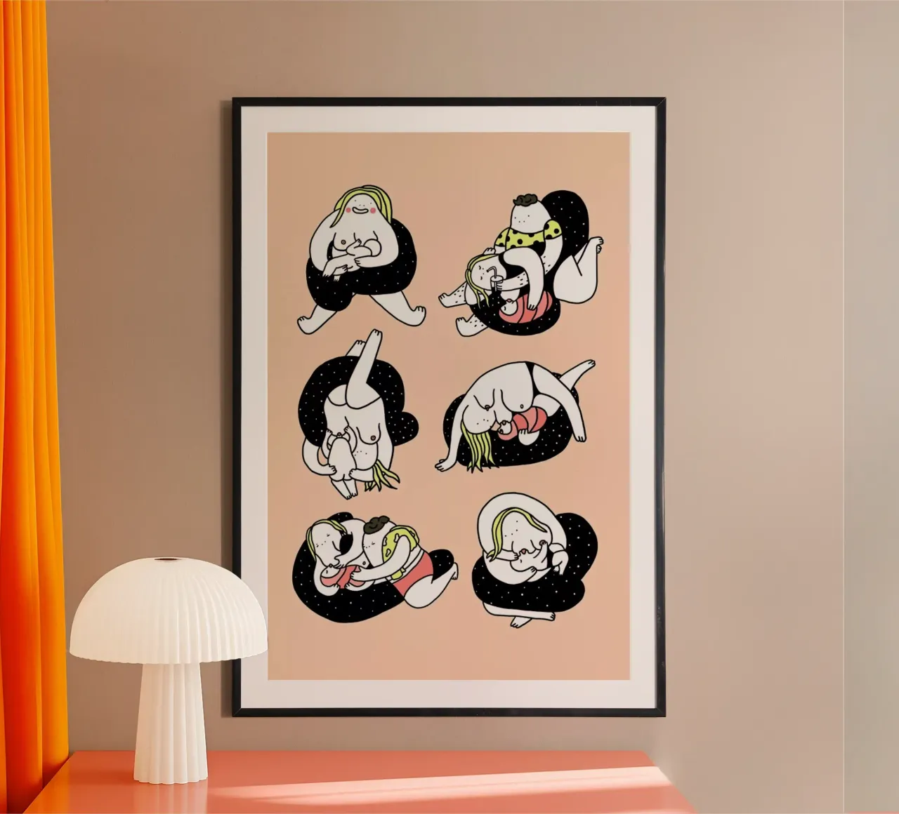 Stillpositionen poster da Herzette