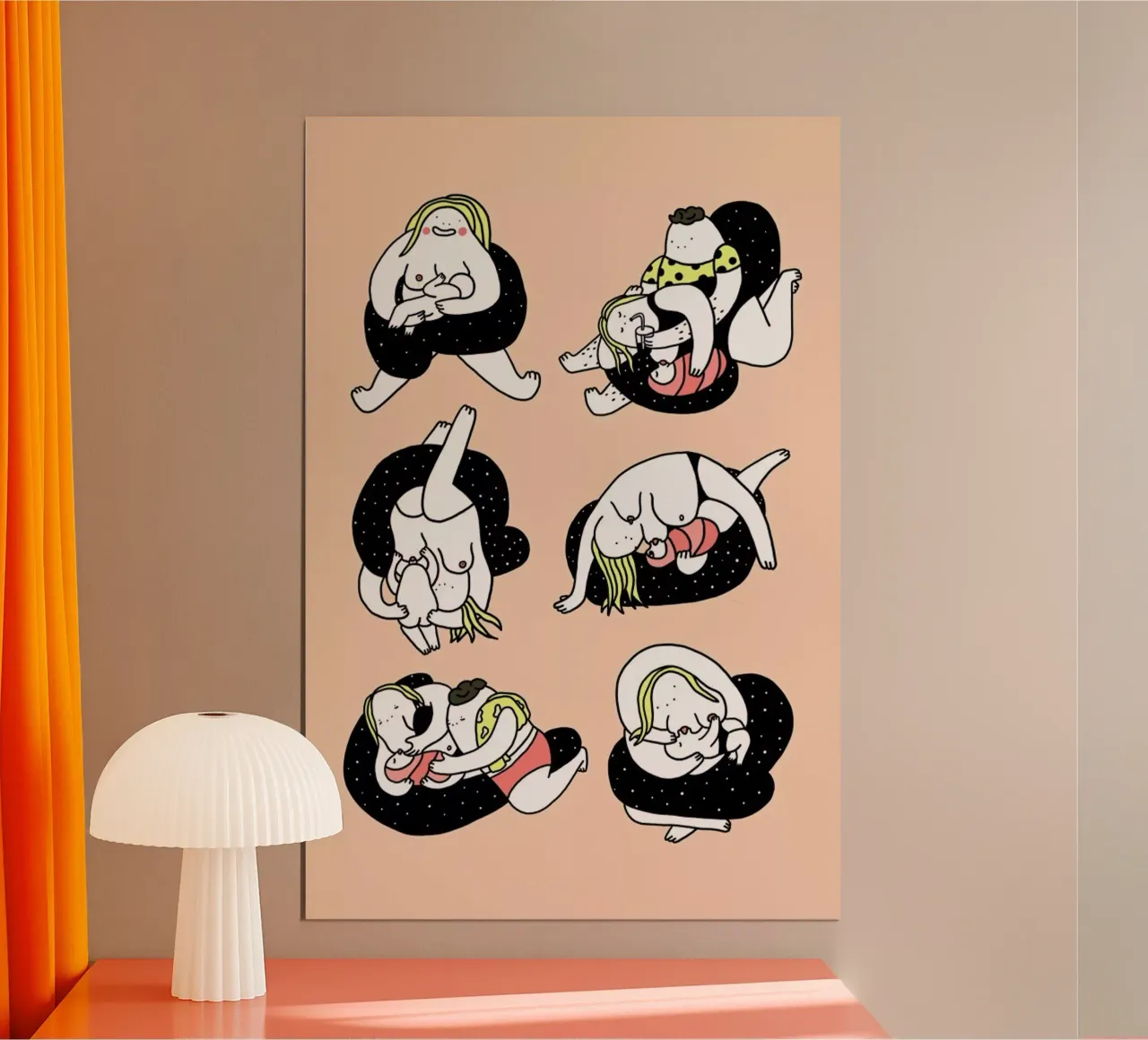 Stillpositionen poster da Herzette