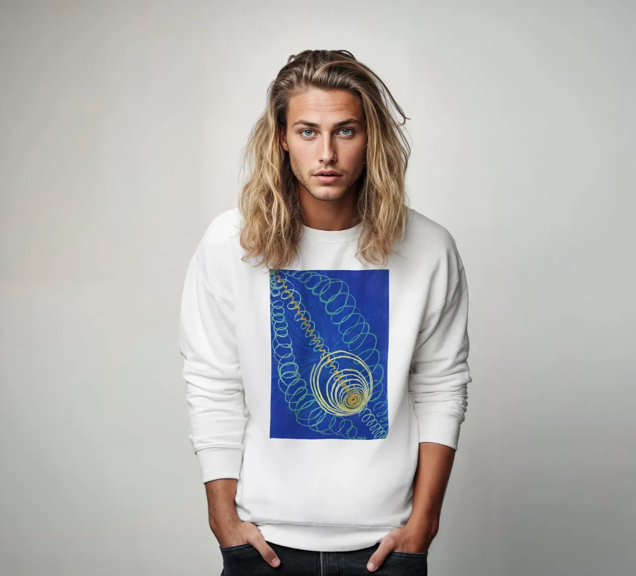 Primordial Chaos No. 16 - Hilma af Klint sweatshirt by Venus Art